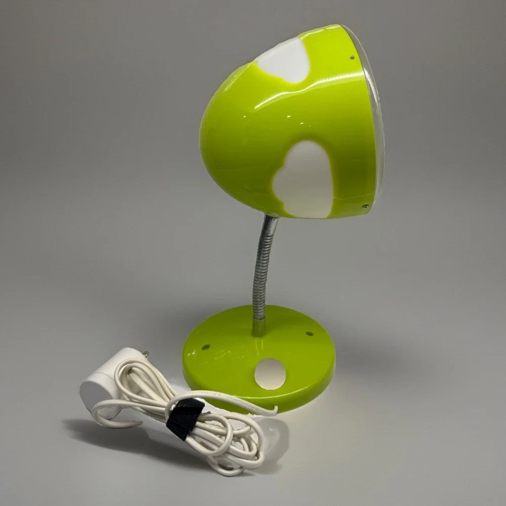 IKEA Skojig 19272 Lime Green Cloud Gooseneck Desk Lamp / Mountable Tested Works